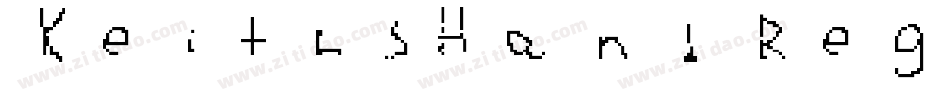 KeithsHand Regular字体转换